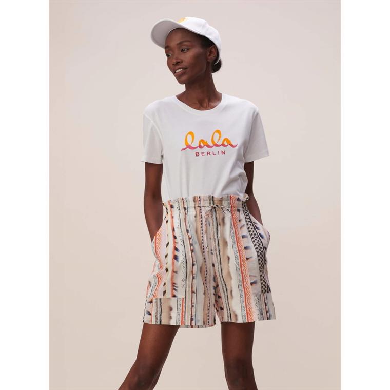 Lala Berlin Cara Logo T-shirt, Hvid 